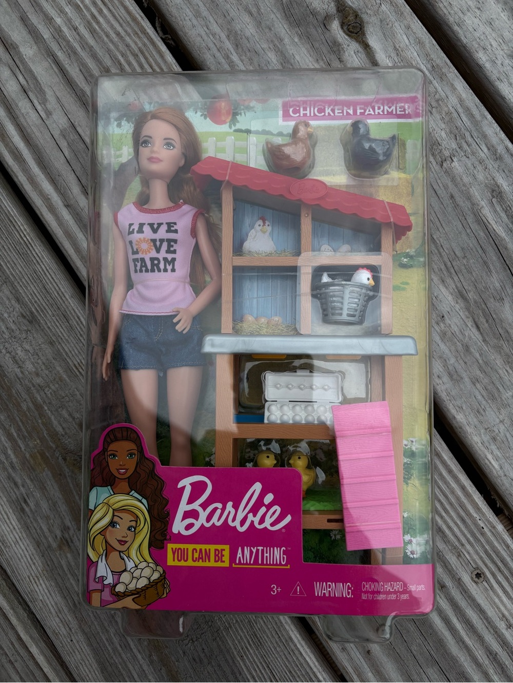 Barbie Chicken Farmer - You Can Be Anything - with Coop, Chickens & Accessories